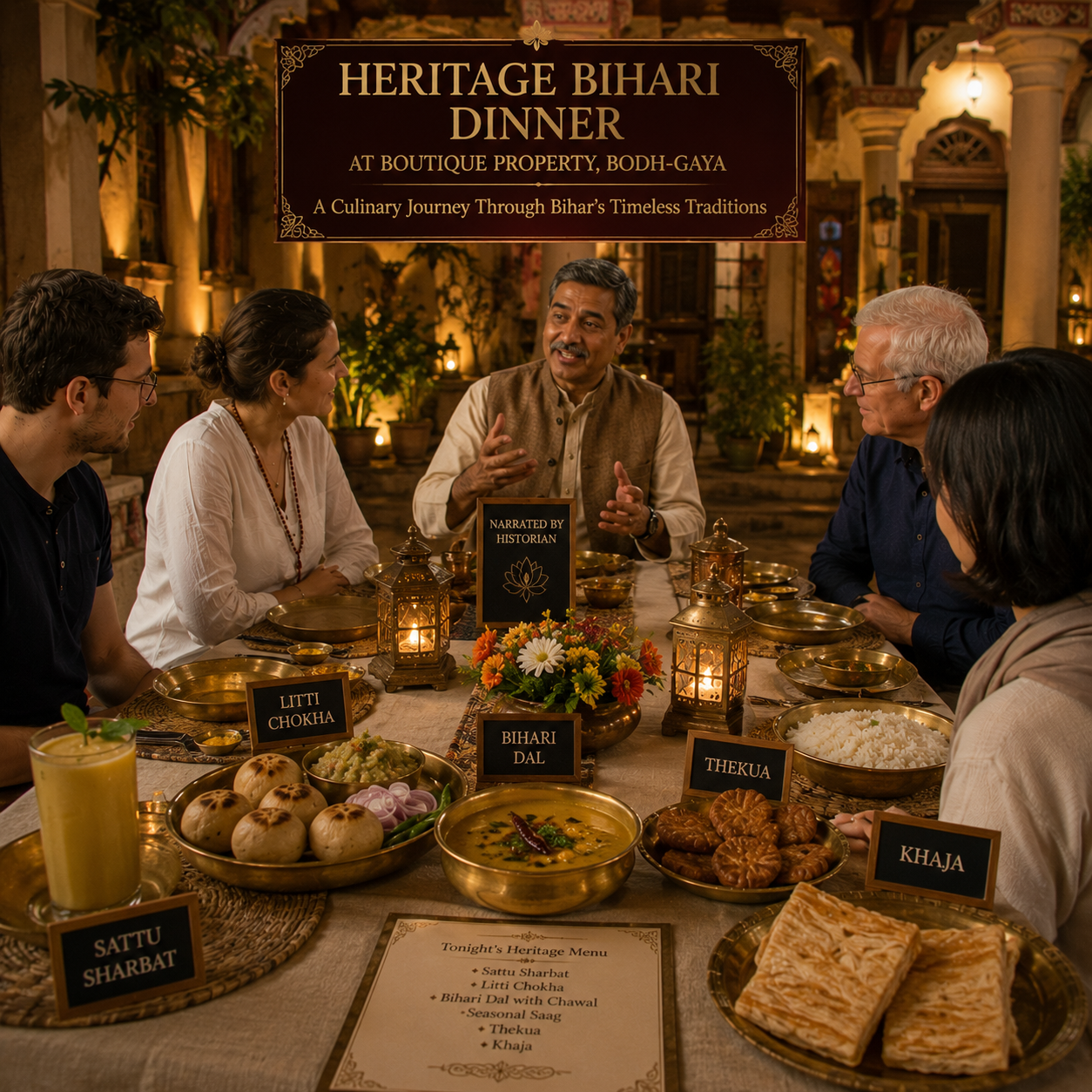 Heritage Bihari Dinner at Boutique Property