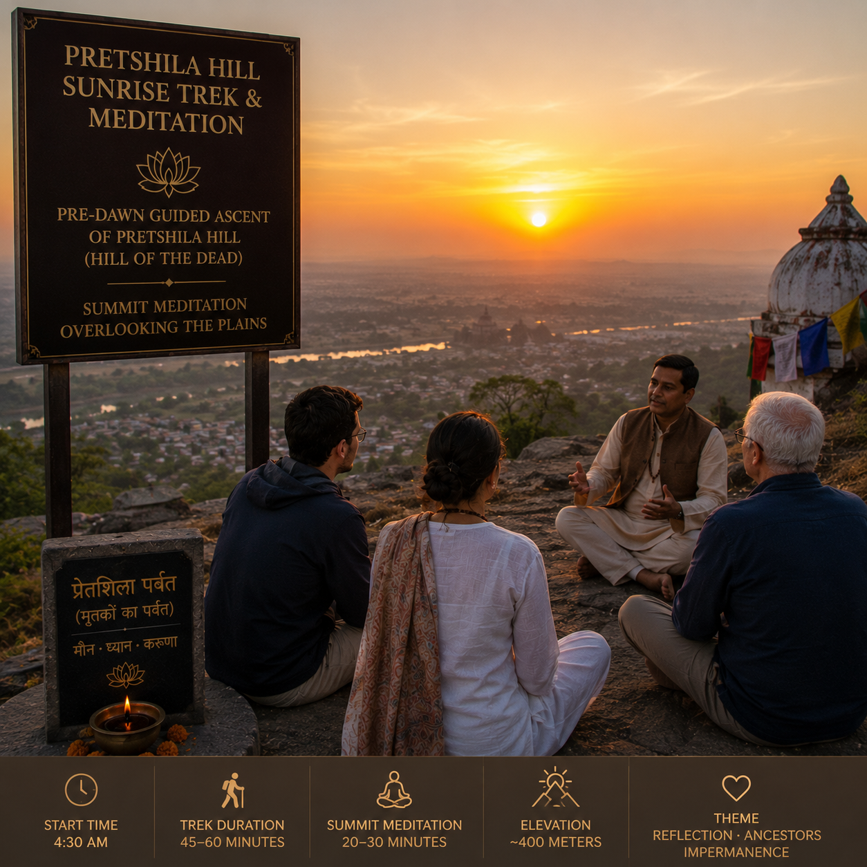 Pretshila Hill Sunrise Trek & Meditation