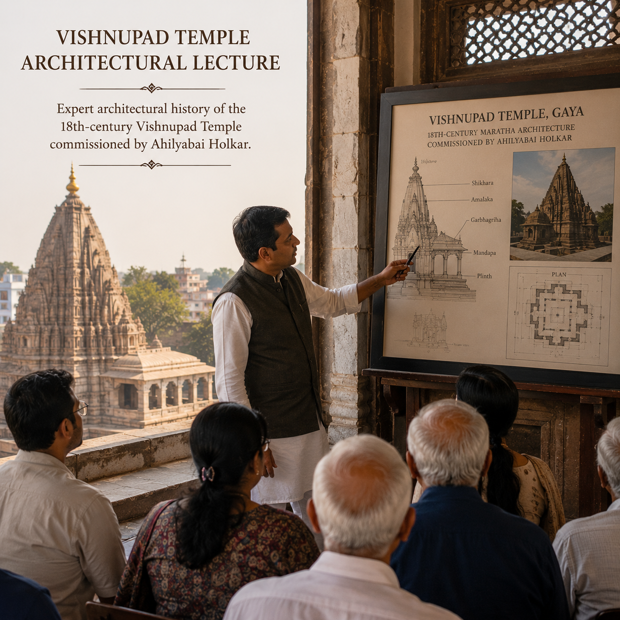Vishnupad Temple Architectural Lecture